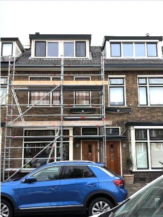 Façade renovation home Haarlem - GSD Steigerbouw